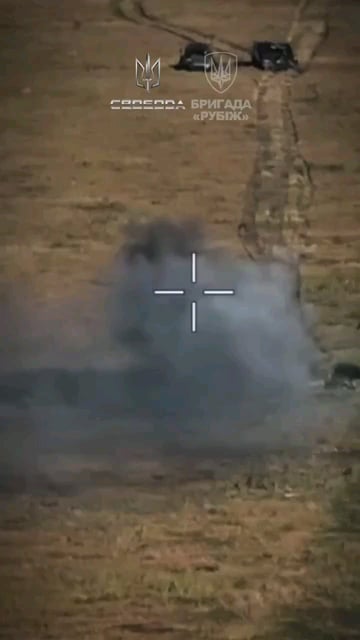 ウクライナのルビジ旅団は、地上ドローンでロシアの戦車を撃破したと主張している。