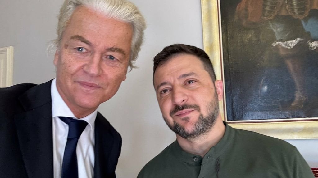 ワイルダース氏、ゼレンスキー氏と会談「汚職について話し合う」