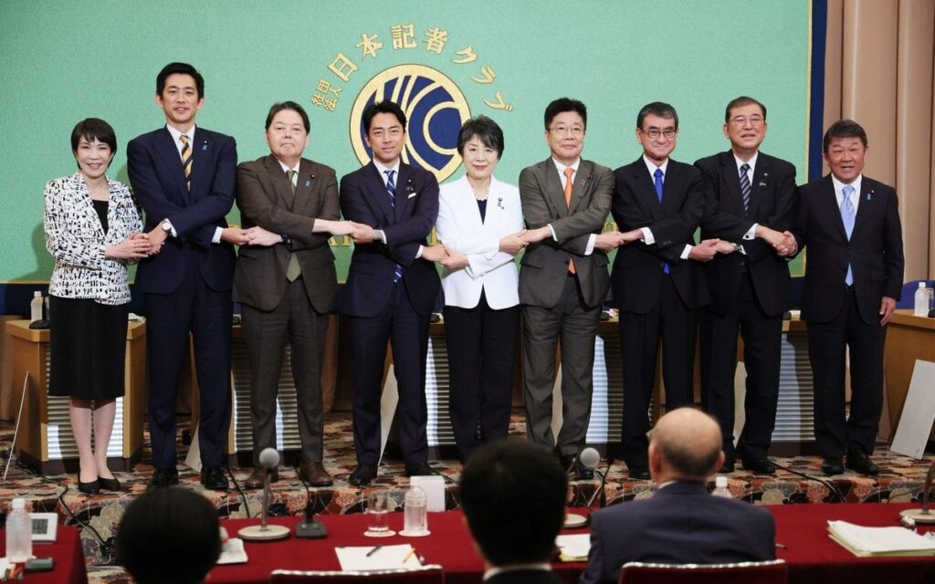 議員支持、石破・高市氏が苦戦 小泉氏ら若干先行、９氏出馬で混戦―自民総裁選の序盤情勢