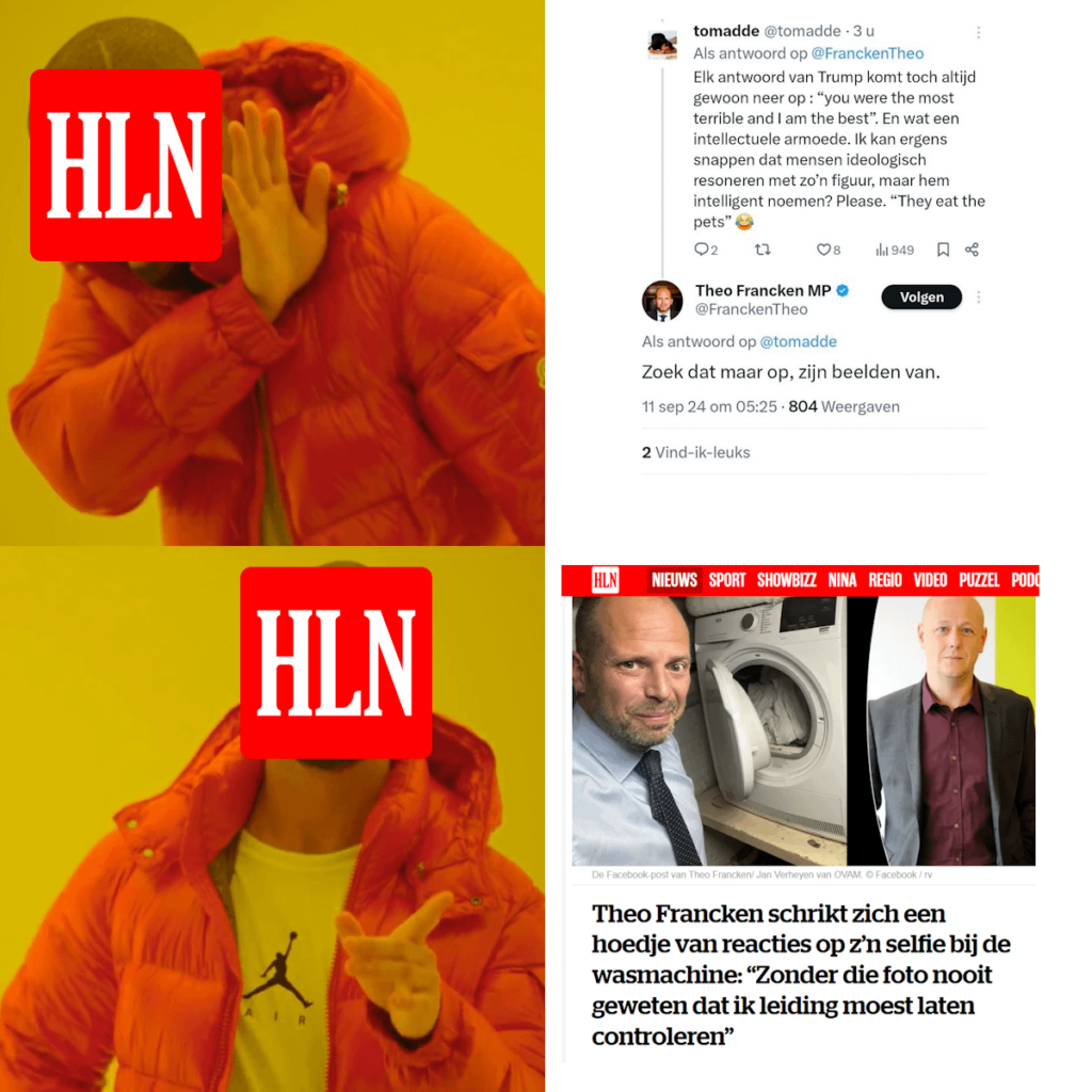 HLN が再び NVA のマウントピースになる...