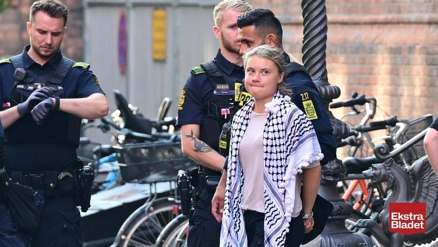 グレタ・トゥーンベリさんがコペンハーゲンで逮捕