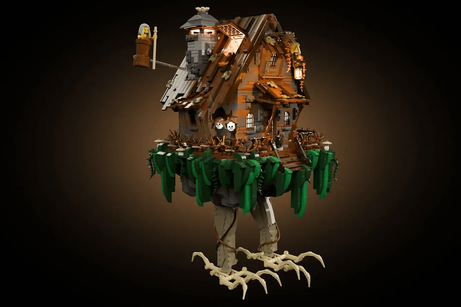 ユーザー piso_brick89 による「BABA YAGA HOUSE」と呼ばれるこのレゴ アイデア モデルは、すでに 3,705 人の支持者を獲得していますが、10,000 票に達することによってのみ、モデルが本物のレゴ セットになるチャンスを得ることができます。