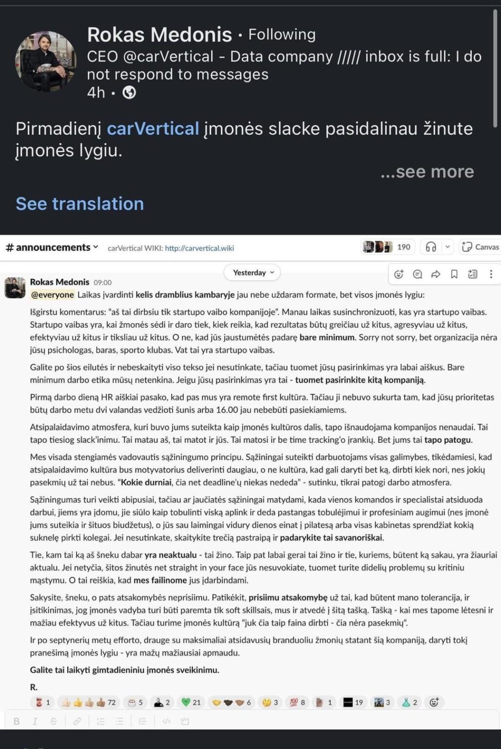 Linkedin の自虐の名手。メドニスのような仮想通貨詐欺師のCEOはここで肯定的に評価されるべきなのだろうか？