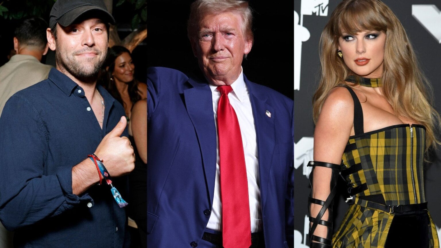 スクーター・ブラウン、トランプ大統領の「テイラー・スウィフトが嫌い」投稿を利用してハリス氏を支持
