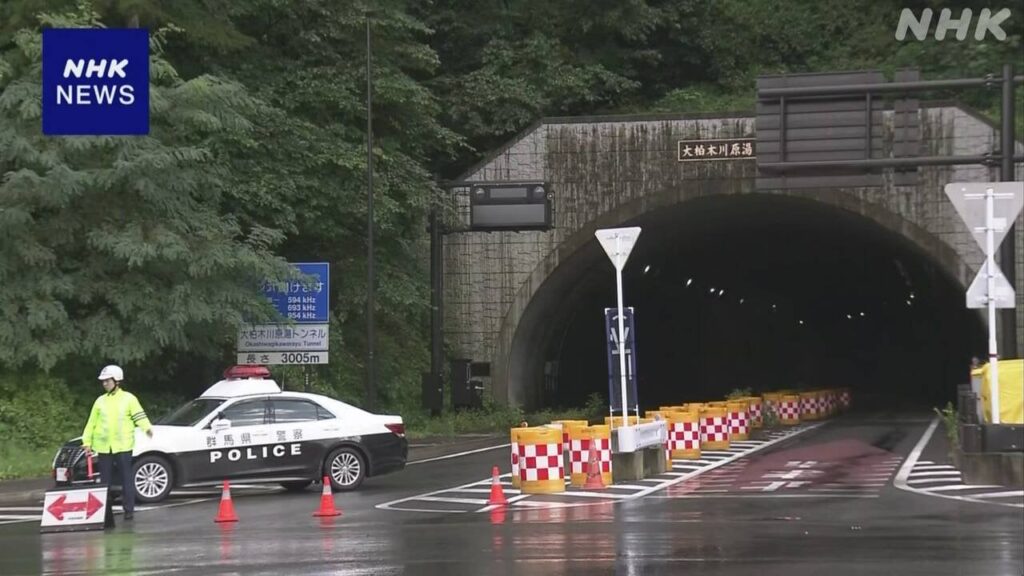 群馬 長野原町 トンネルで軽乗用車とトラック正面衝突 1人死亡