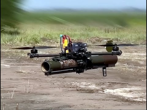 RPG を搭載したウクライナの FPV ドローン!