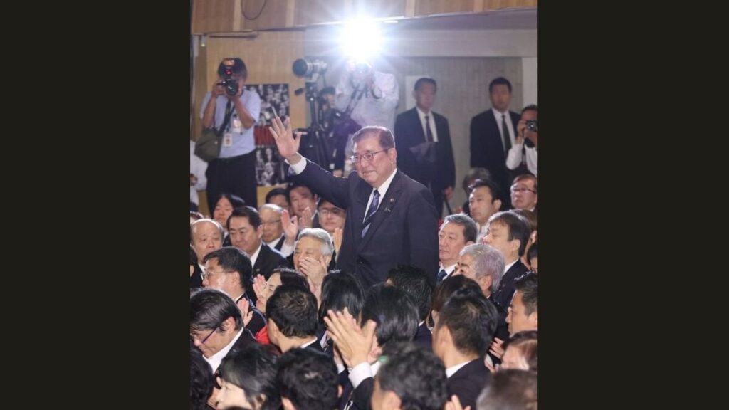 自民新総裁に石破氏 衆院解散「国会論戦後に判断」―決選投票で高市氏逆転・来月１日に首相就任