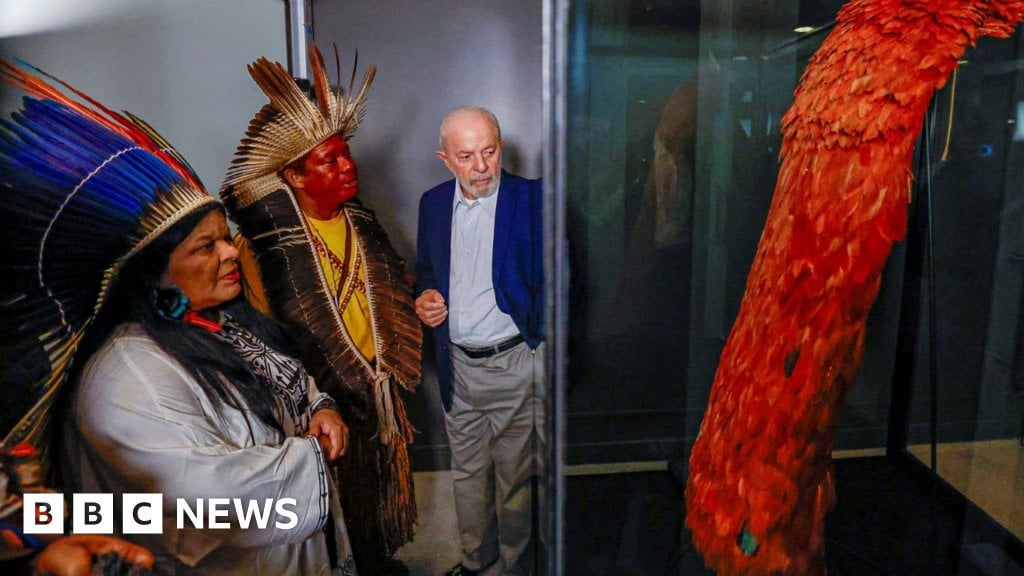 デンマークの博物館が象徴的な先住民族のマントをブラジルに返還