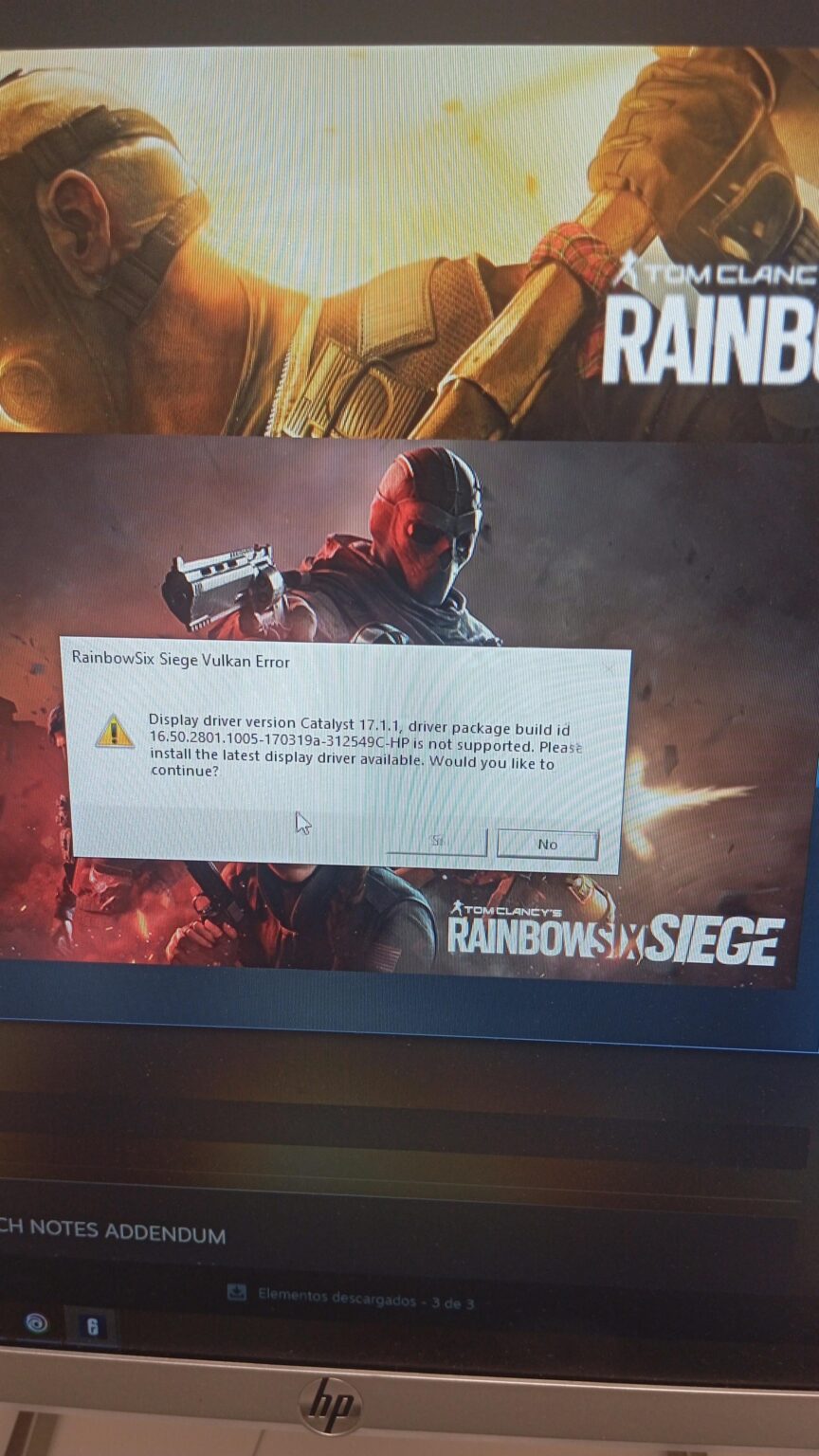 r6を開いたときにこれが表示された場合はどうすればよいですか