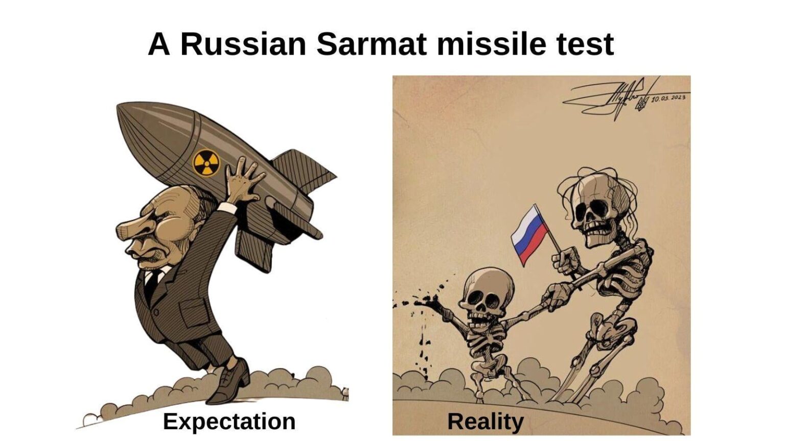 9月21日にロシア北西部のプレセツク宇宙基地で行われた実験の結果、サルマト大陸間弾道ミサイル（ICBM）が発射サイロ内で爆発し、巨大なクレーターを残して実験場に大きな損害を与えた。