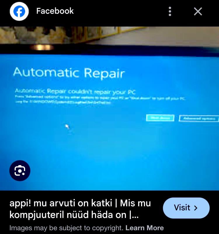 フェイスブックに変な投稿