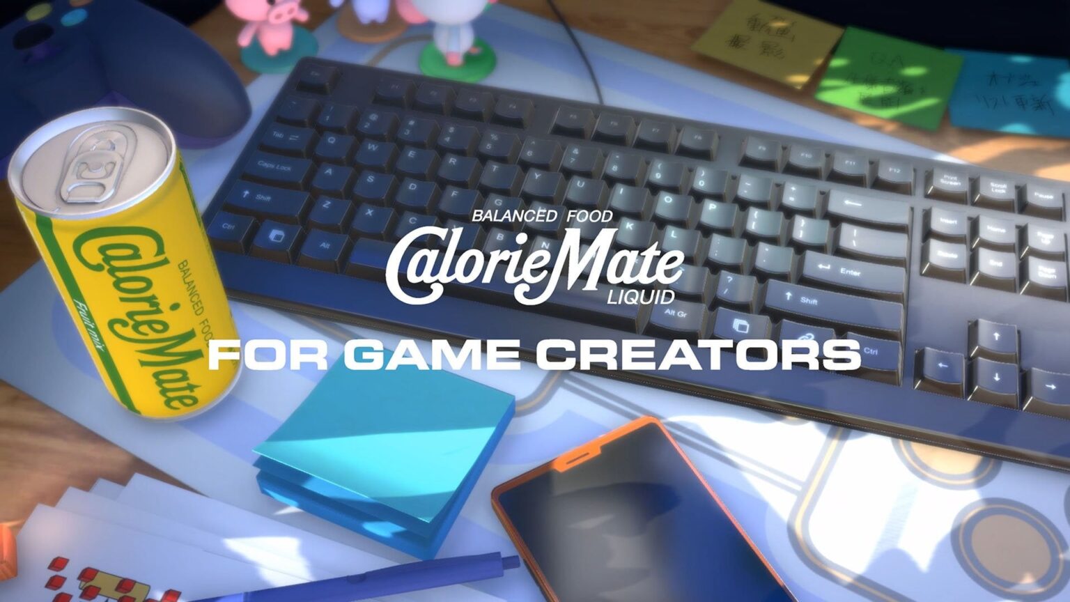 主人公はカロリーメイト缶!? 「Calorie Mate LIQUID FOR GAME CREATORS」がSteamで配信。大塚明夫さんらが担当する缶の声にも注目 期間限定リリースとなり，2025年3月11日に配信を終了