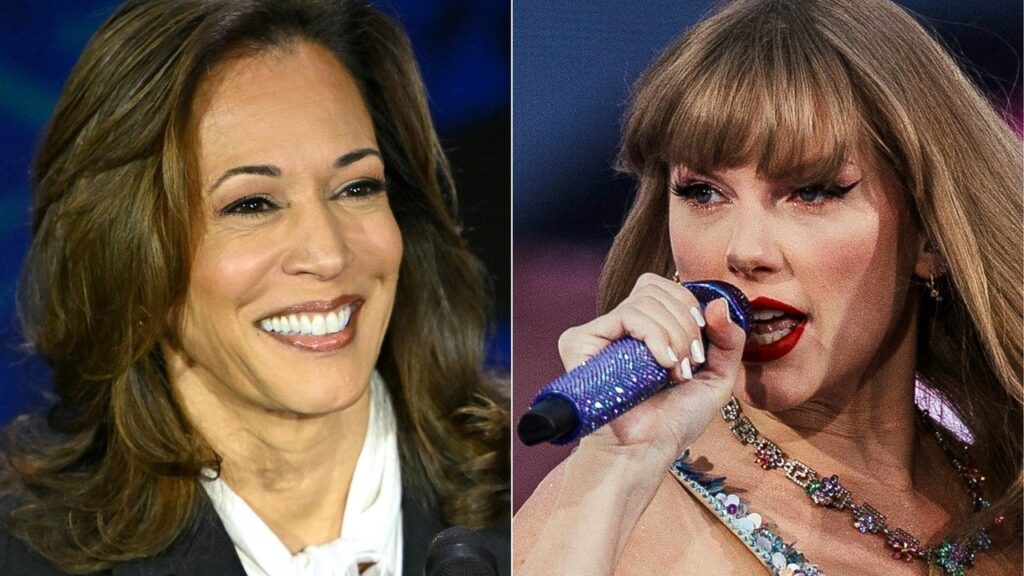 テイラー・スウィフトのカマラ・ハリス支持が寄付金急増を引き起こし、ドナルド・トランプ