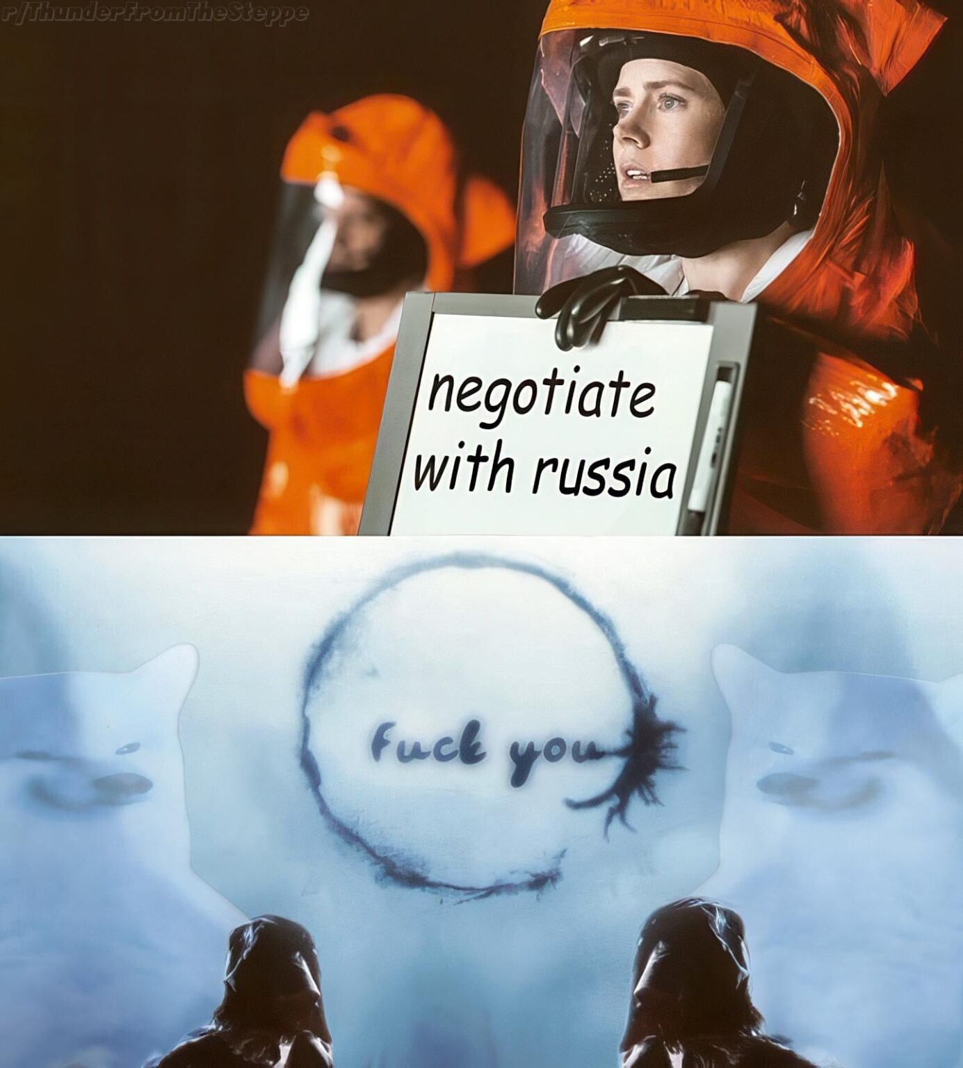 ロシアと交渉して…