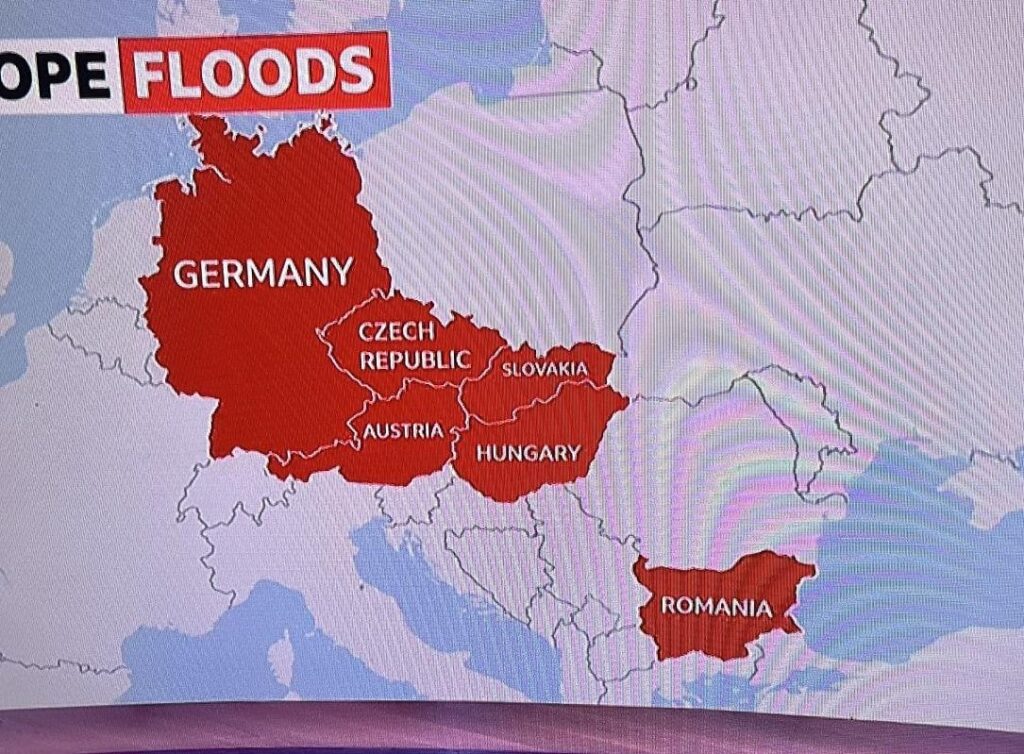 BBC、地図上で再びルーマニアとブルガリアを混同