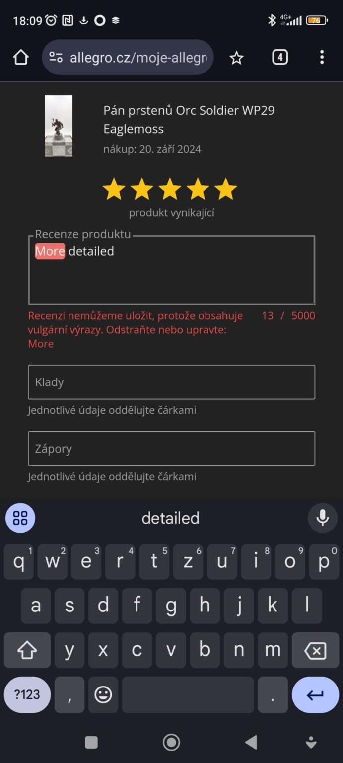 よアレグロwtf。コレクターズワンよりも詳細なフィギュアだとレビューを書きたかった