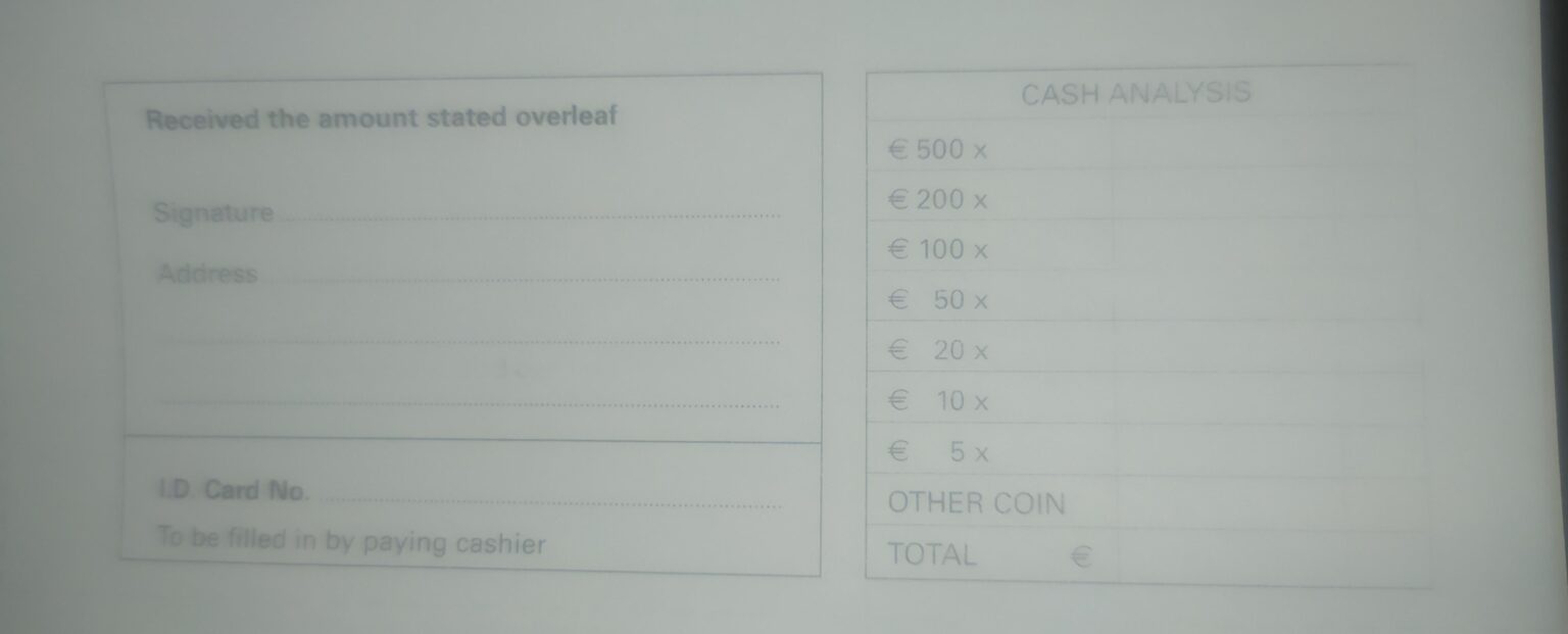 小切手の入金についてサポートが必要です