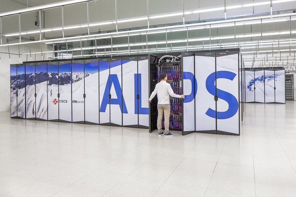 スイスアルプスのスーパーコンピューター、科学に AI を活用
