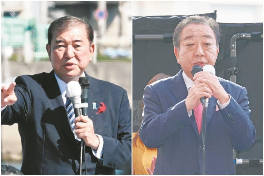 それぞれが「言わなかったこと」は…石破首相、立憲・野田代表の衆院選第一声 焦点は「政治とカネ」