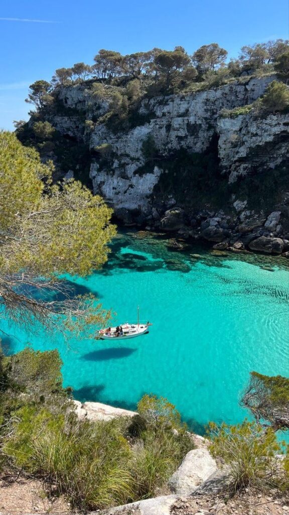 スペインのカリブ海を旅行中