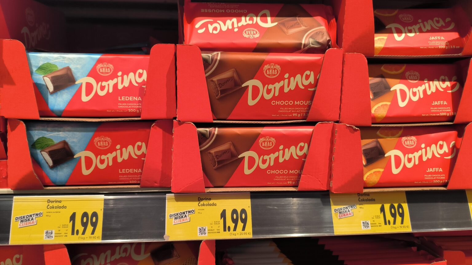 95グラムのチョコレートでほぼ2ユーロ？それらは正常ですか？