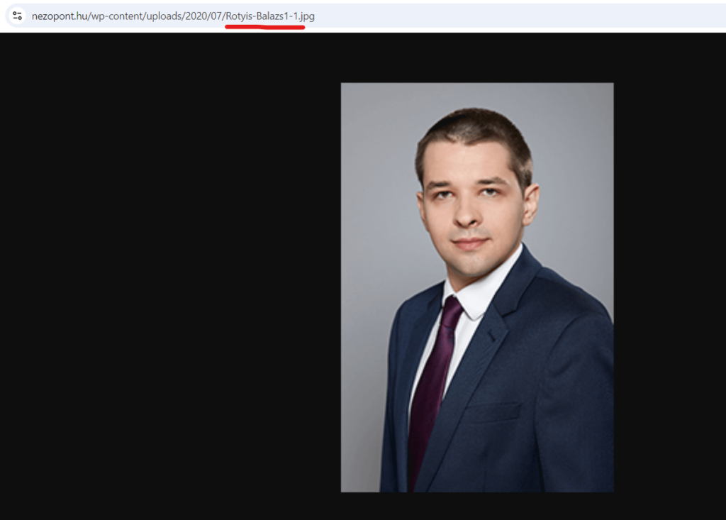 Nézőpont のページに、Bálint Rotyis の写真が Balázs Rotyis という名前で掲載されています。これはいつものフィデスの無能さだと思いますか、それとも彼もカルマン・ラカイを押しているのでしょうか？