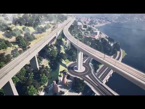 高速鉄道: ポルト (カンパニャン) / オイア 区間 - 3D アニメーション