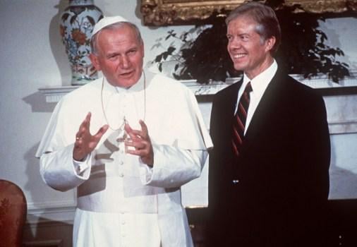 45年前の今日、教皇ヨハネ・パウロ2世は教皇として初めてホワイトハウスを訪問し、ジミー・カーター大統領と会談した