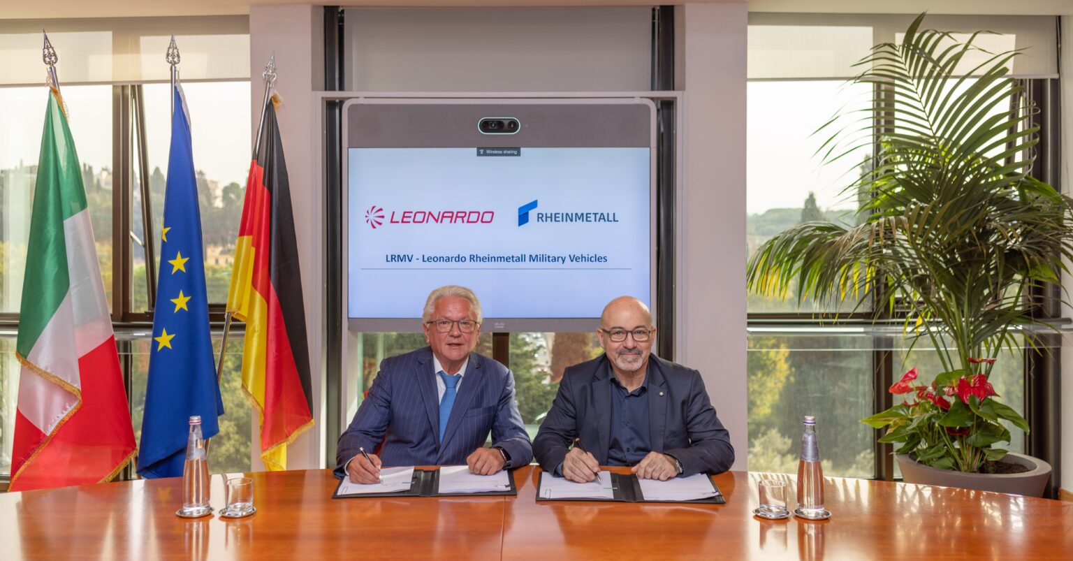 Leonardo Rheinmetall 合弁会社が誕生: ヨーロッパにおける陸上防衛システムの生産における新たなプレーヤー