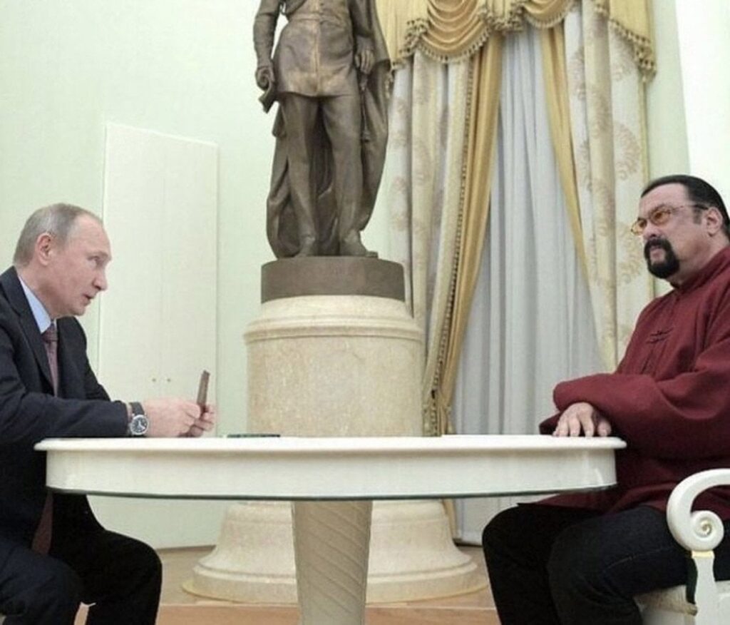 スティーヴン・セガール「プーチン大統領に命を捧げる」と誓う