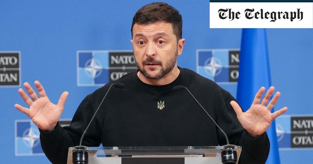 ゼレンスキー氏、ウクライナはNATOに加盟できなければ核兵器を求めると発言