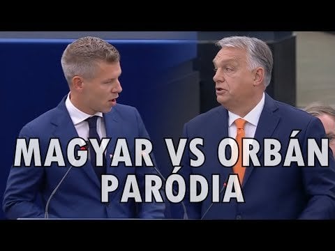 ペテル・マジャール VS ヴィクトル・オルバン パロディ (作成者:. Peti)