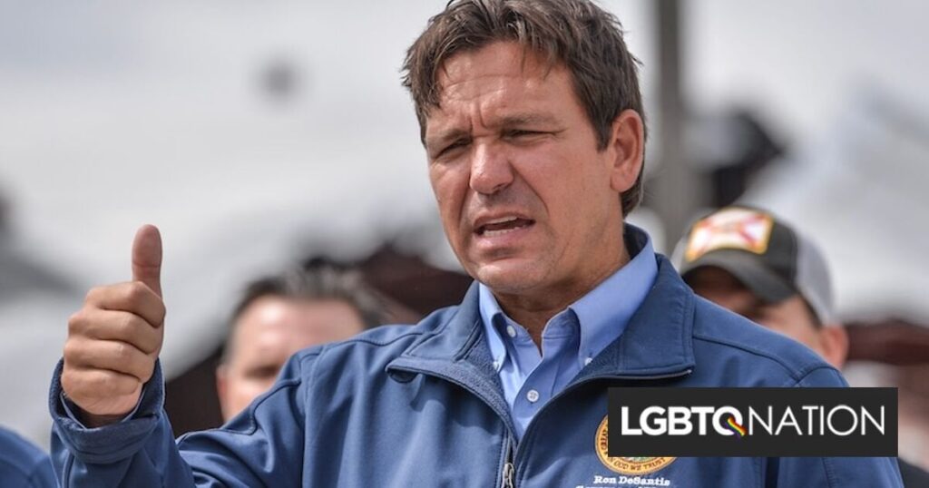 ロン・デサンティスはフロリダの大学にLGBTQ+を含むコースを削除するよう強制している