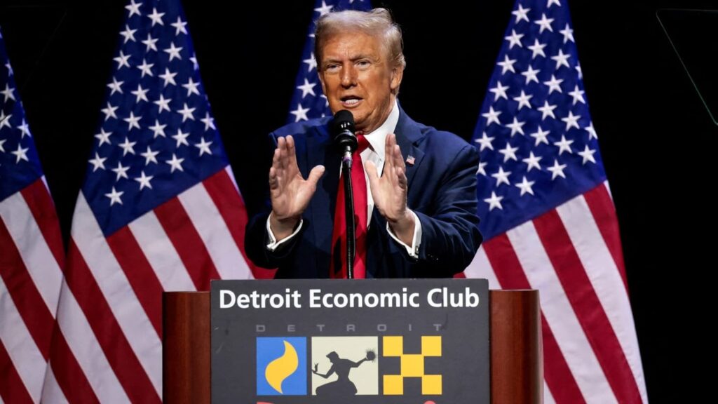 トランプ大統領がデトロイトを訪問、街全体を侮辱