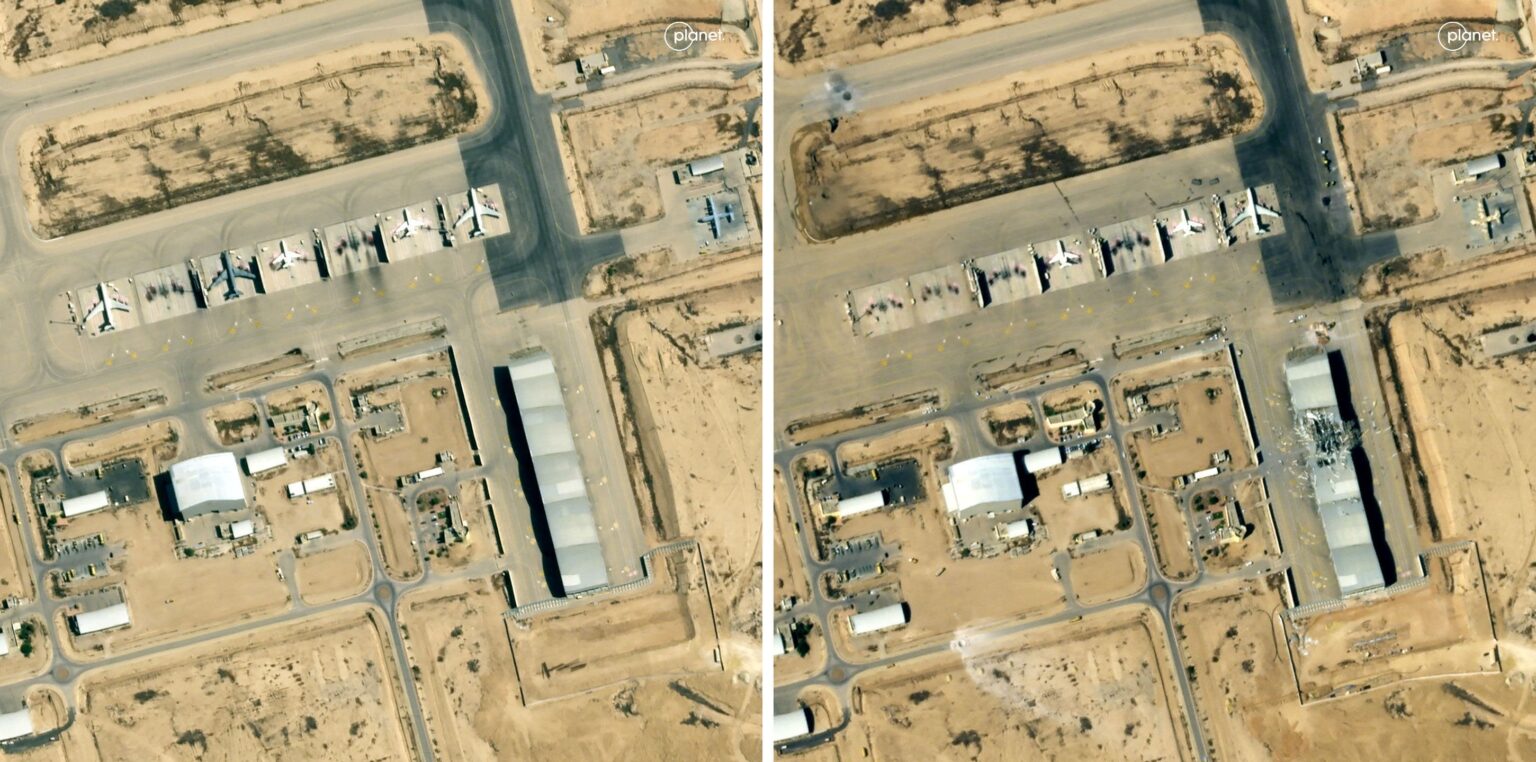 イランのイスラエル攻撃、ミサイル30発が空軍基地に着弾 - 高速度のミサイルを防ぎきれなかった可能性