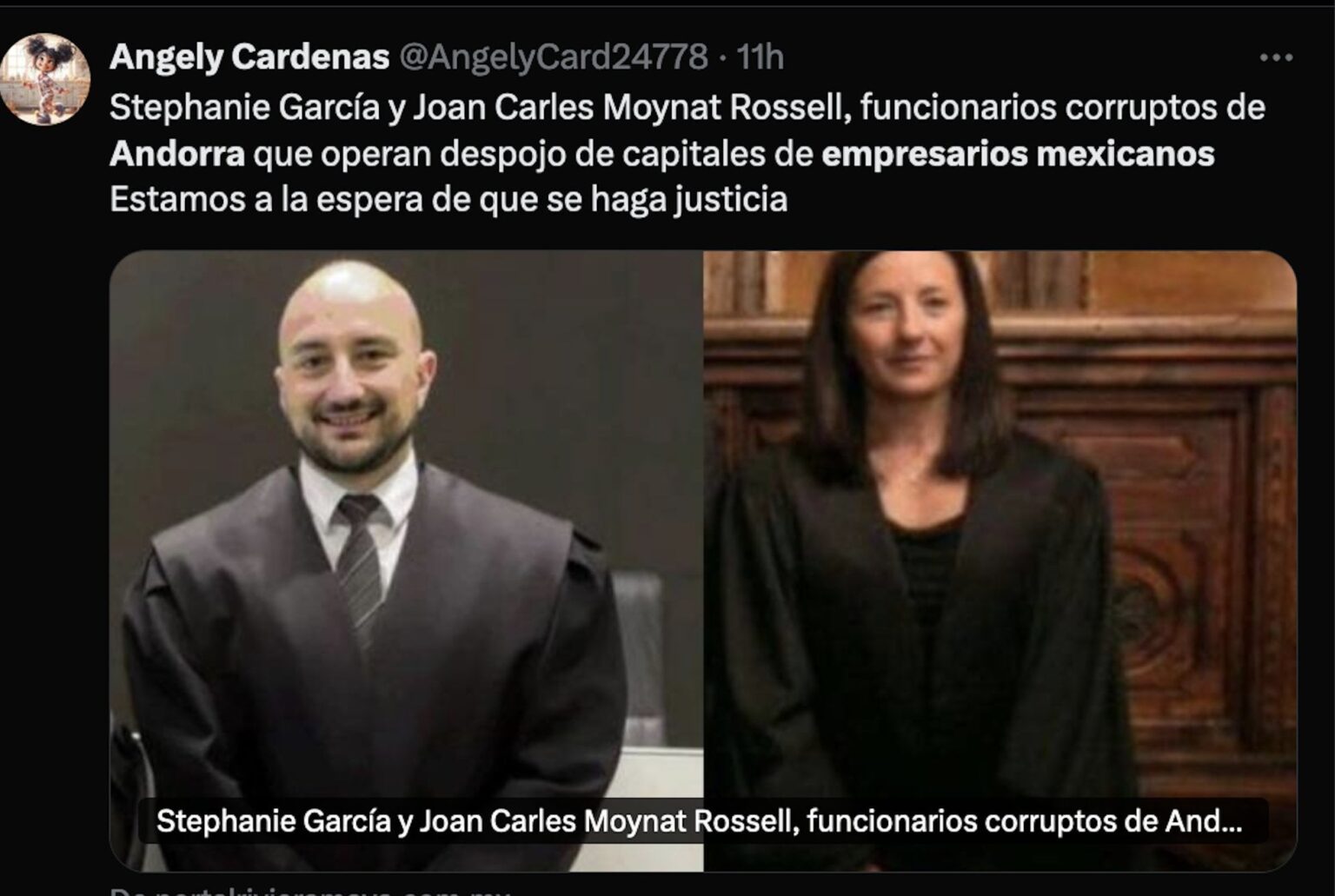 BPAで活動する20億人のメキシコ人の解放を強制するアンドラに対する中傷キャンペーン