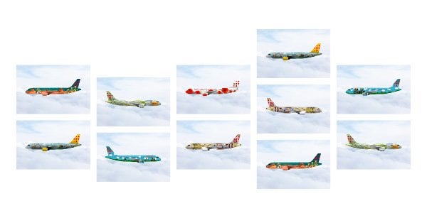 新しいベルギーのアイコン飛行機に投票してください