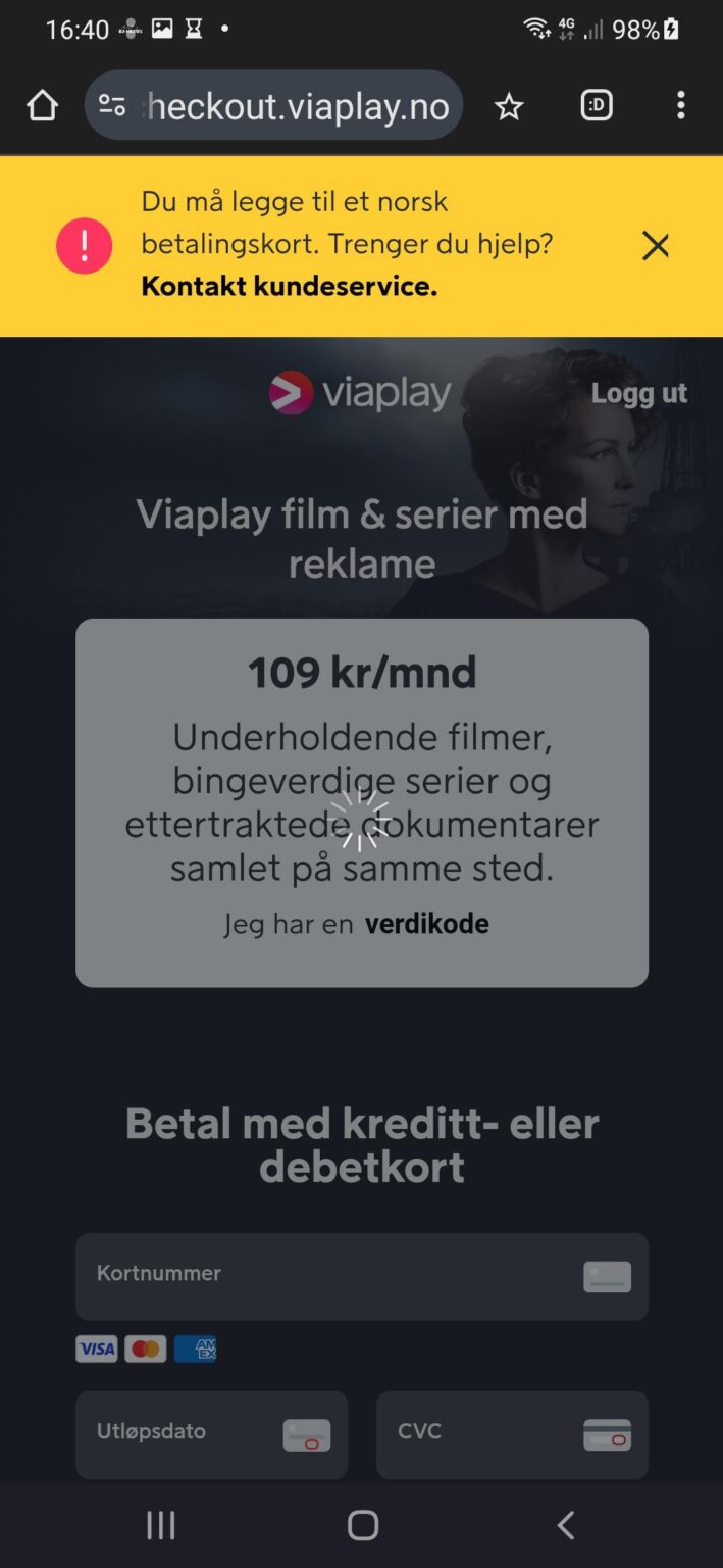 ノルスクを学ぶためにviaplayに登録する
