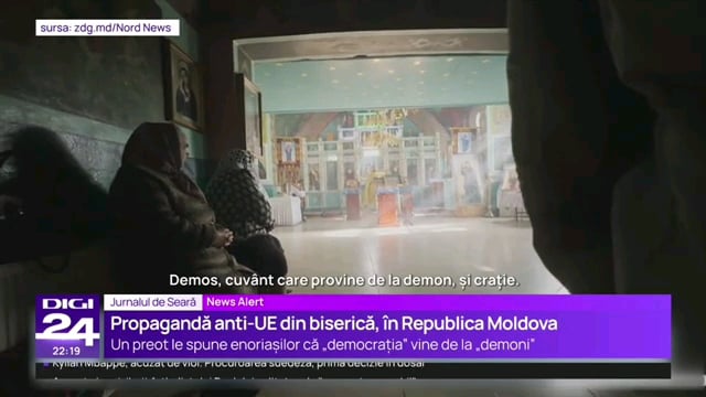 モルドバの教会におけるプーチン派の操作