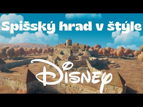 ディズニー風のスピシュ城