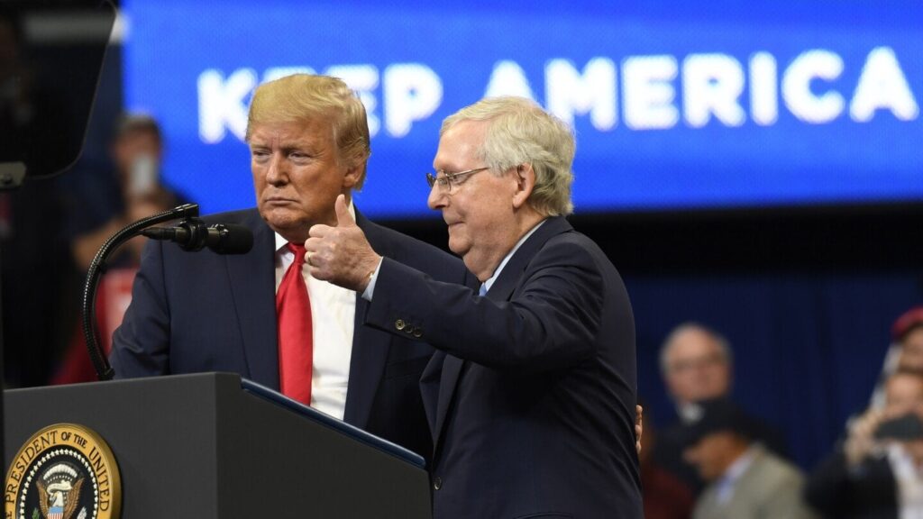 マコーネル氏は2020年の選挙後、プライベートでトランプ氏を「愚か」で「卑劣」と呼んだと新しい本に書かれている