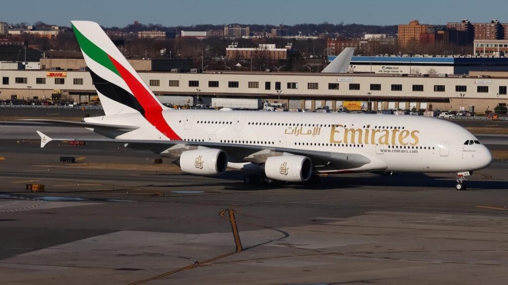 エミレーツA380が5年ぶりにデンマークのコペンハーゲンに帰還