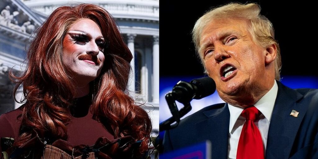 カマラ・ハリスに対する反トランス攻撃広告に登場したドラァグクイーン、トランプ陣営への訴訟を検討