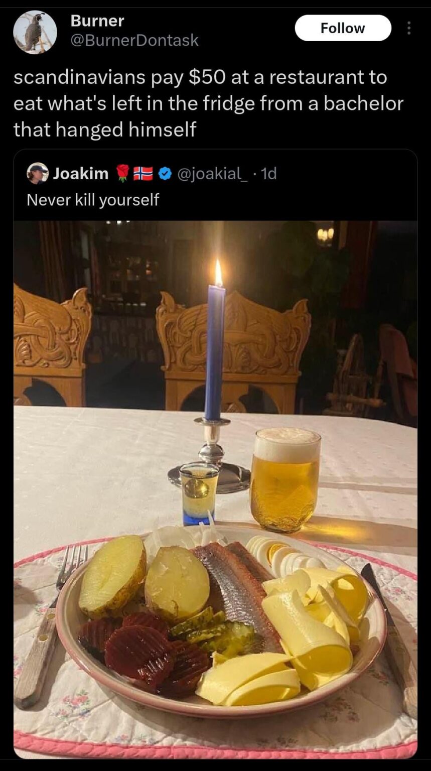 スカンジナビア料理は万人向けではありません。