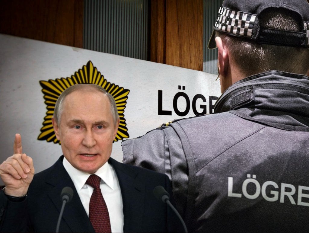 市中心部の恐ろしい事件 - 「プーチンのために」