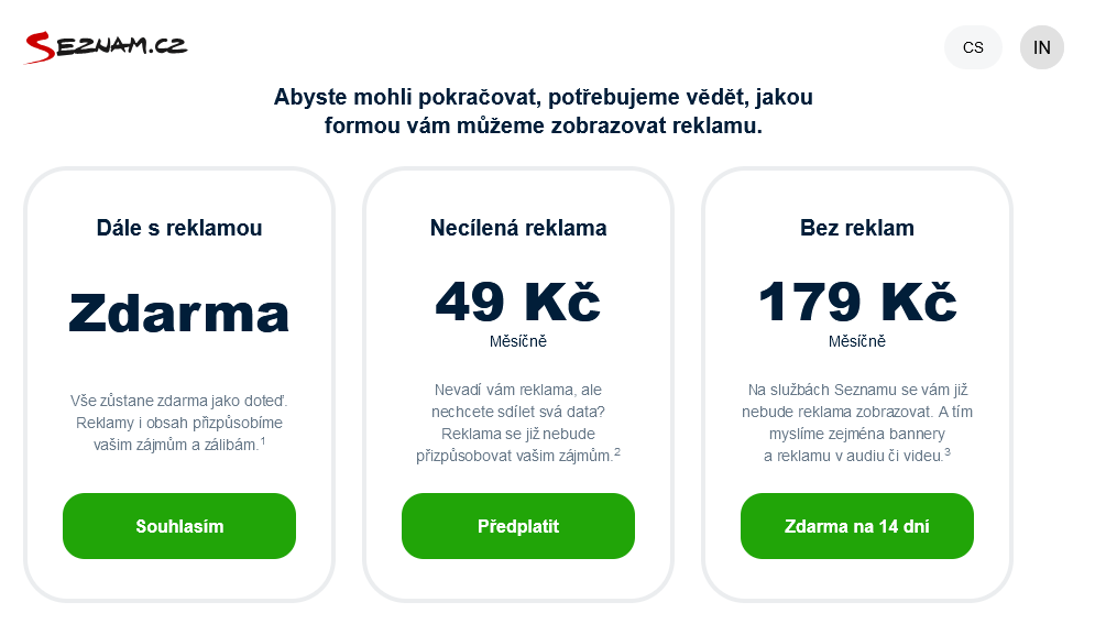 Seznam.cz サブ .. 彼らはどう思いますか:)