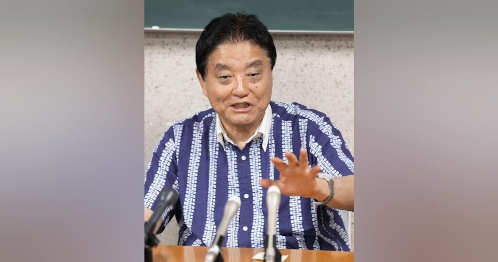 河村たかし名古屋市長が辞表提出 衆院愛知1区に出馬