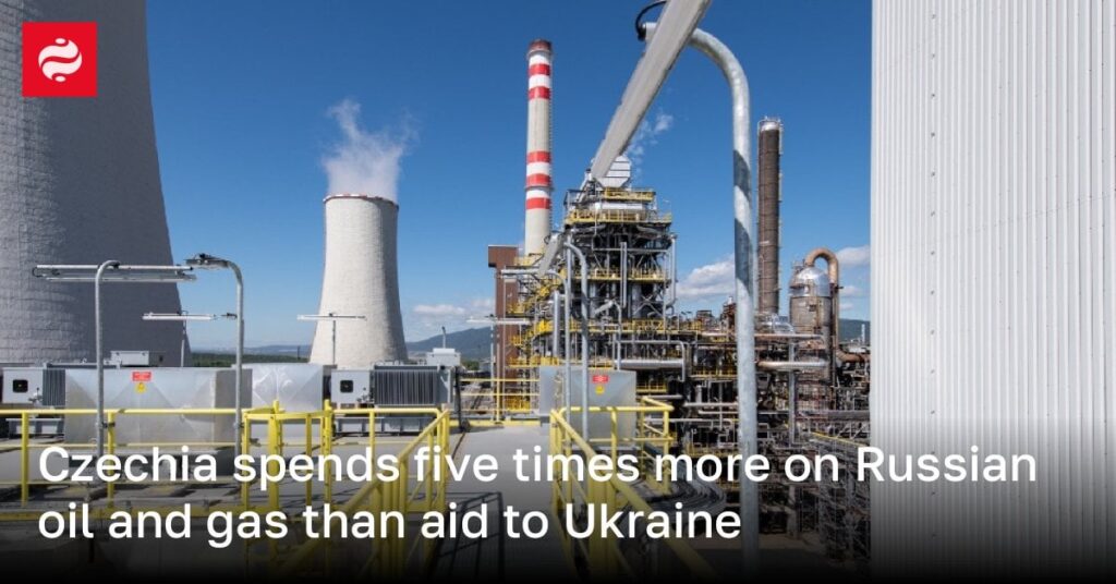 チェコはウクライナへの援助の5倍をロシアの石油とガスに費やしている