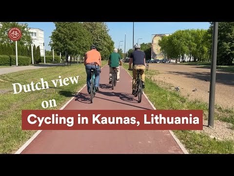 カウナスのサイクリングに関するオランダの見解
