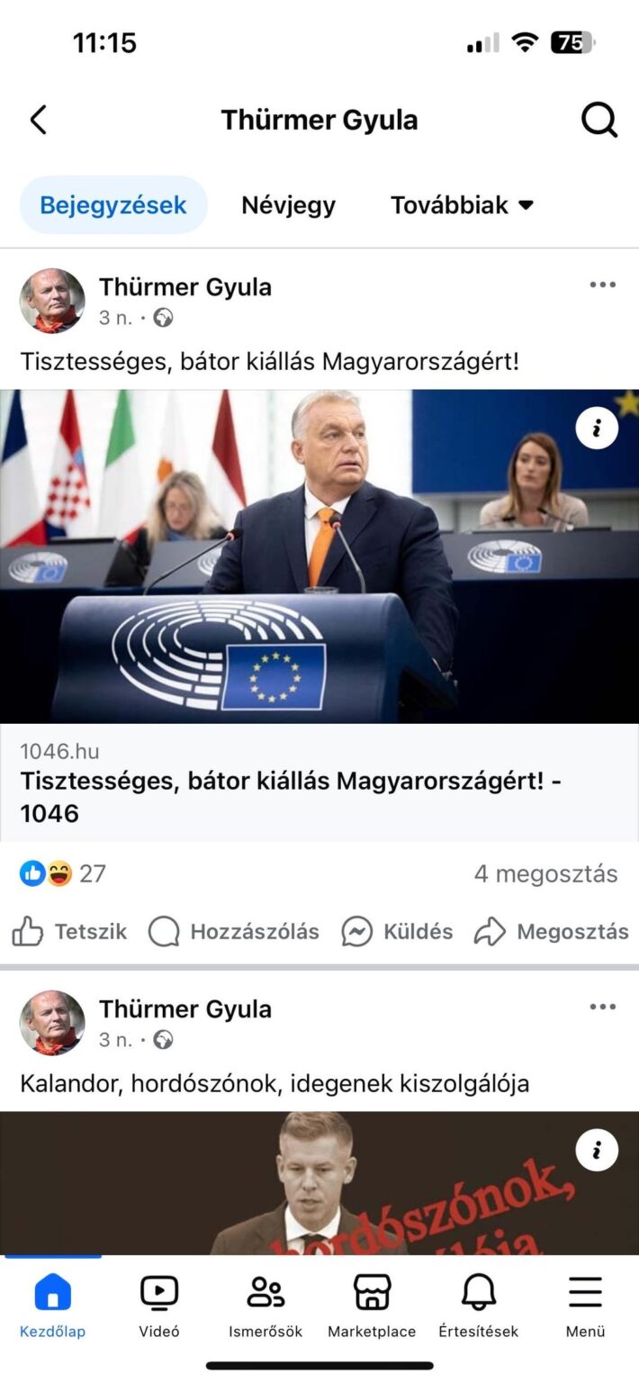 ハンガリー労働党党首がFIDESZのプロパガンダを広める